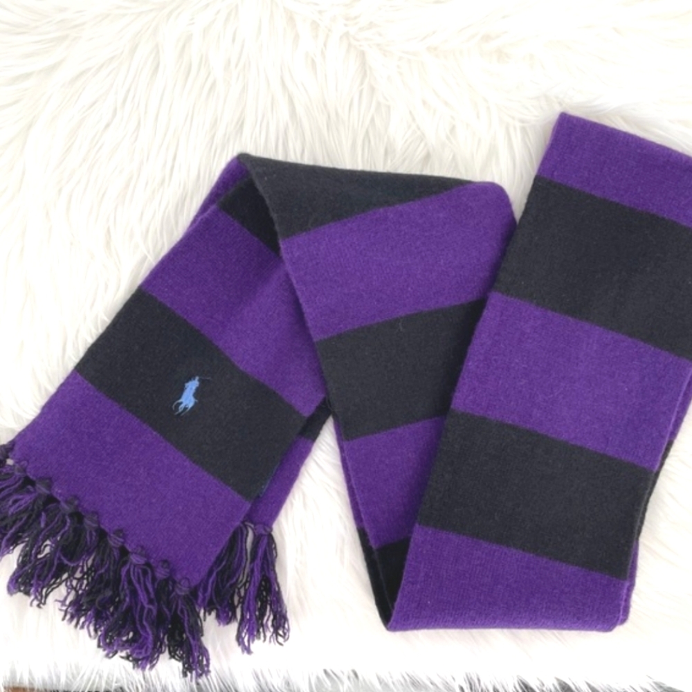 RL BLUE LABEL Purple Scarf